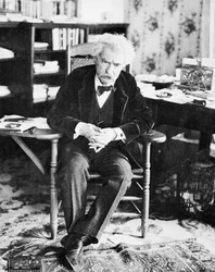 Portrait of Mark Twain